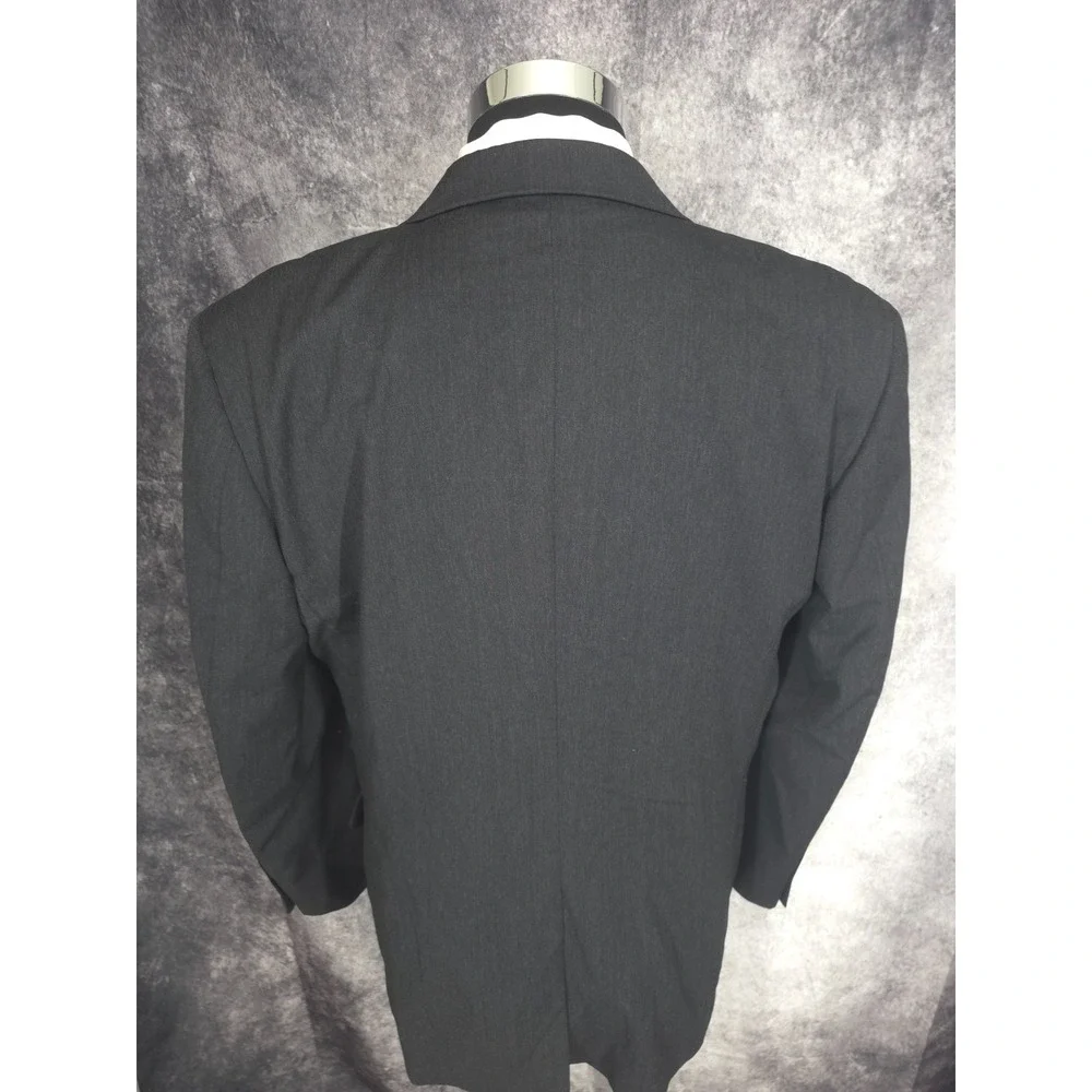 Jos A Bank Blazer Jacket Mens 40R‎ Gray Sports Coat 2 Buttons Pure Wool *